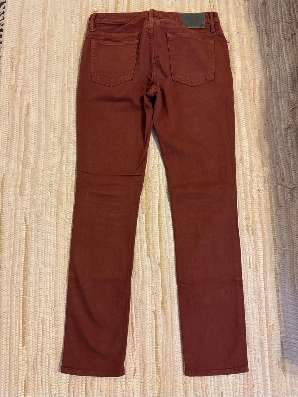 Bonobos Slim Fit Travel Jeans in Deep Rust - Picture 3 of 3
